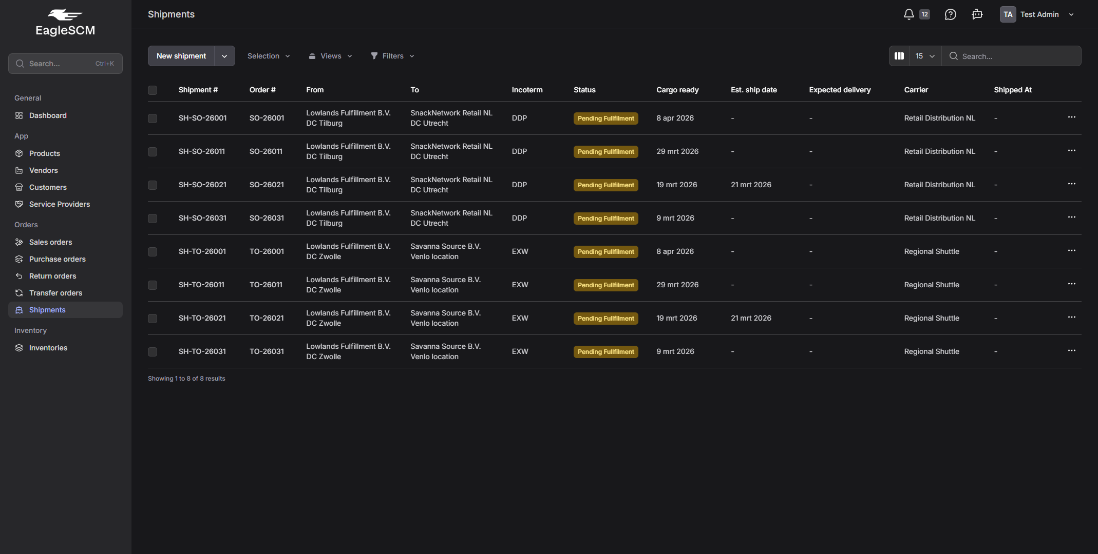 Eagle-Eye supply chain management software